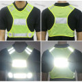 Ropa deportiva Chaleco reflectante de alta visibilidad para correr con bandas