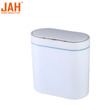 JAH 8L Plastic Oval Waterproof Sensor Trash Bin