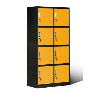 Colorido 8 Puertas Metal Sports Gym Lockers