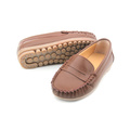 Wholesales Rubber Sole Leather Boat Shoes Kids