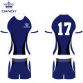 Uniforme de rugby de poliéster de jersey de rugby personalizado