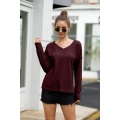 Ladies Fashion Casual Off Shoulder Shirt Wholesale