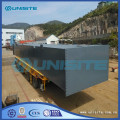 Plateforme flottante de construction marine