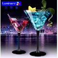 Luminarc 170ml Champagne Drinking Glass avec tige noire (C8716)