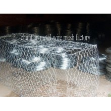 Hot DIP Galvnized caixa Gabion usado para Stone Cage