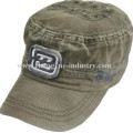 Hot sell fashion jeans washed distressed military cap