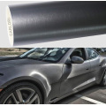 Bürste metallisch graues Auto Wrap Vinyl