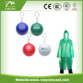 Poncho Ball Key Chain Football Raincoat