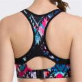 Nueva moda hacer Sublimated Fitness Push Up Sports Bra