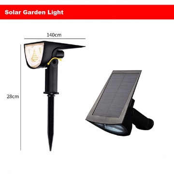 Solar Outdoor Backyard Path LED Garden Lawn Light