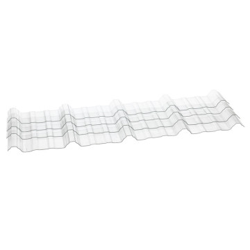 UV Protection Transparent Polycarbonate Corrugated Wave