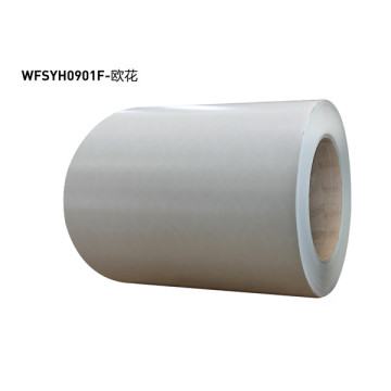 Plain color film laminated steel plate