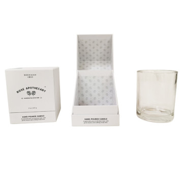 White Perfume paper Box candle box packaging