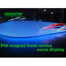 Display de LED curvado interior e exterior personalizado