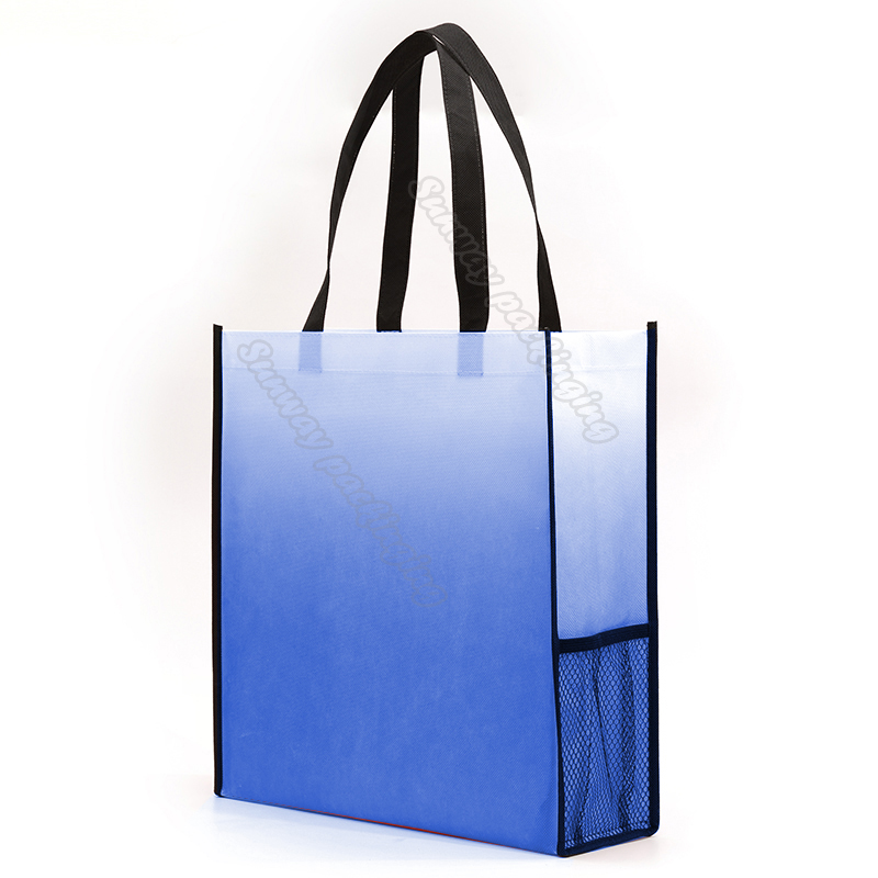 Blue Gradient Non Woven Bags