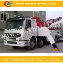 20FT, 40FT Self-Loader Truck Trailer Unloading Container Crane Trailer