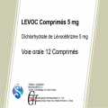 Antihistaminiques Comprimés de dichlorhydrate de lévocétirizine