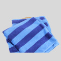 Cotton blue Light blue striped wool towel wholesale