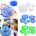 6pcs set Silicone Storage Container Lids