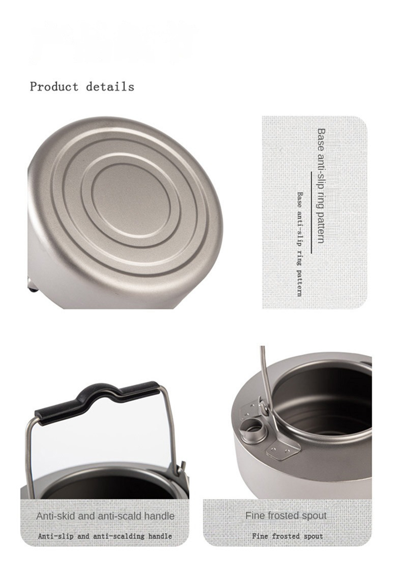 Pure Titanium Kettle Camping Pure Titanium Kettle Camping