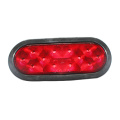 6"Oval Red LED Truck Trailer Tail Lights