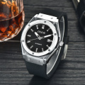 Automatic Watch Silicone Wristband Watch Men