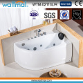 Moon Shape Kleine Whirlpool Massage Badewanne mit Bubble (WTM-02113L / R)