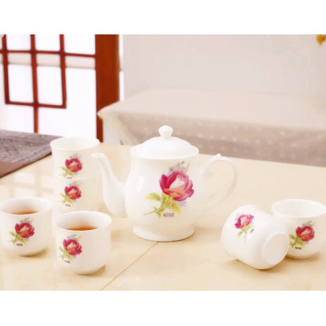 Moda design pote de chá elegante chá de cerâmica