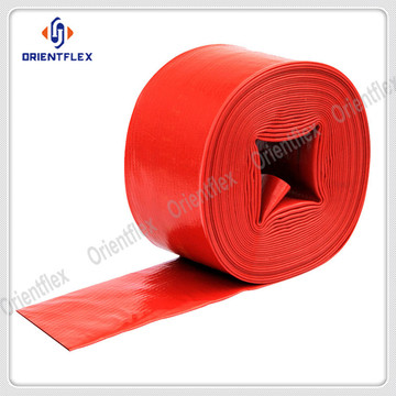 Excellent tensile strength hose lay flat irrigation pipe