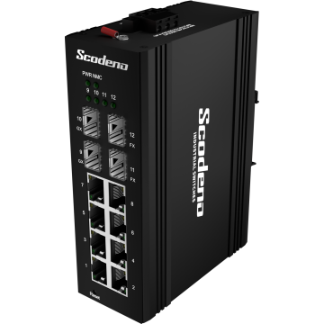 2GX2FX8GT Industrial Ethernet Switches para monitor de segurança