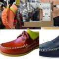 Máquina de coser de costura de mocasín tubular