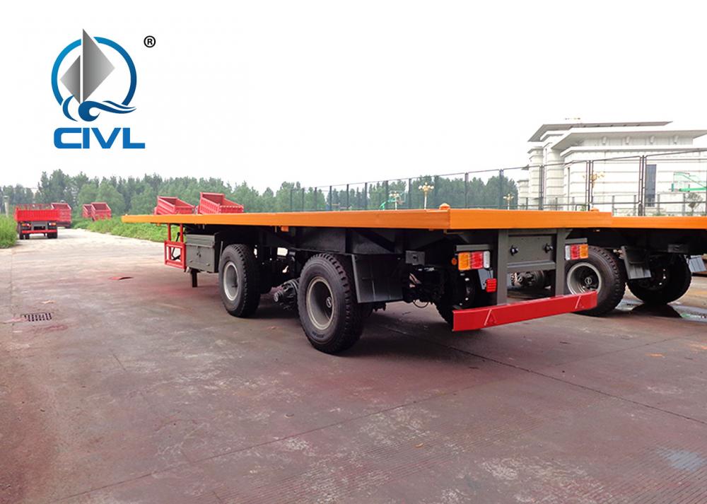 Container Flatbed Semi Trailer 4