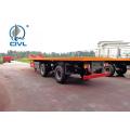 Tri Axle Mechnical Suspension 20ft Flatbed Trailer