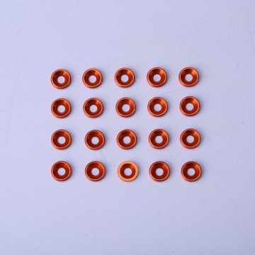 Aluminum Washer Round Shape Countersunk No Thread