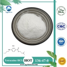 Suministro el bolvo a granel de la tetracaína CAS 136-47-0