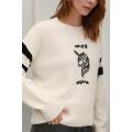 Pull femme en cachemire douillet tricot mignon