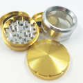 Top Quality Transparent Window Tobacco Accessories Cigarette Smoking Grinder (ES-GD-023)