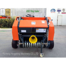 Farm Round Hay Baler Yk0850 Matched with Mini Tractor