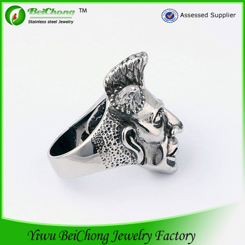 Stainless Steel Portrait Ring