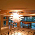 Hotel Decorativo Moderno Big Flowers Spectacular Crystal Hotel Project Pendant Lamp