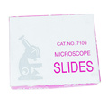 7109 Diapositivas de microscopio esbelto de color con bordes de tierra