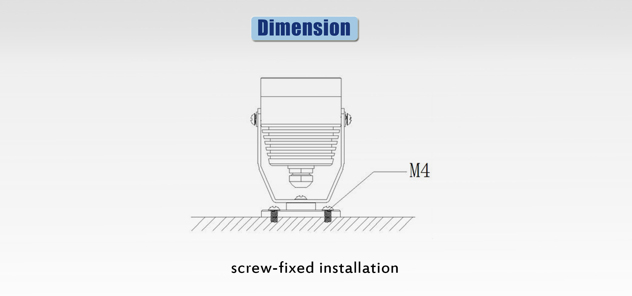 led spot light installation