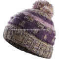 New fashion bobble knit beanie hat patterns