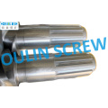 125mm Twin Screw and Barrel for PVC Extruder