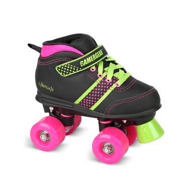 Soft Boot Quad Roller Skate for Kids (QS-35)