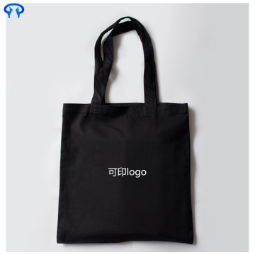 Black canvas promotional bag