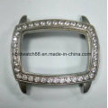 High Quality 316L Stainless Steel Watch Case with Crystals