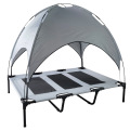 Tent-style elevated pet bed