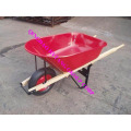 wooden handle 80L steel tray wheelbarrow WH6600