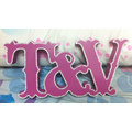 PVC Love Letters Home Decoration Sign with Coat and Hat Hook